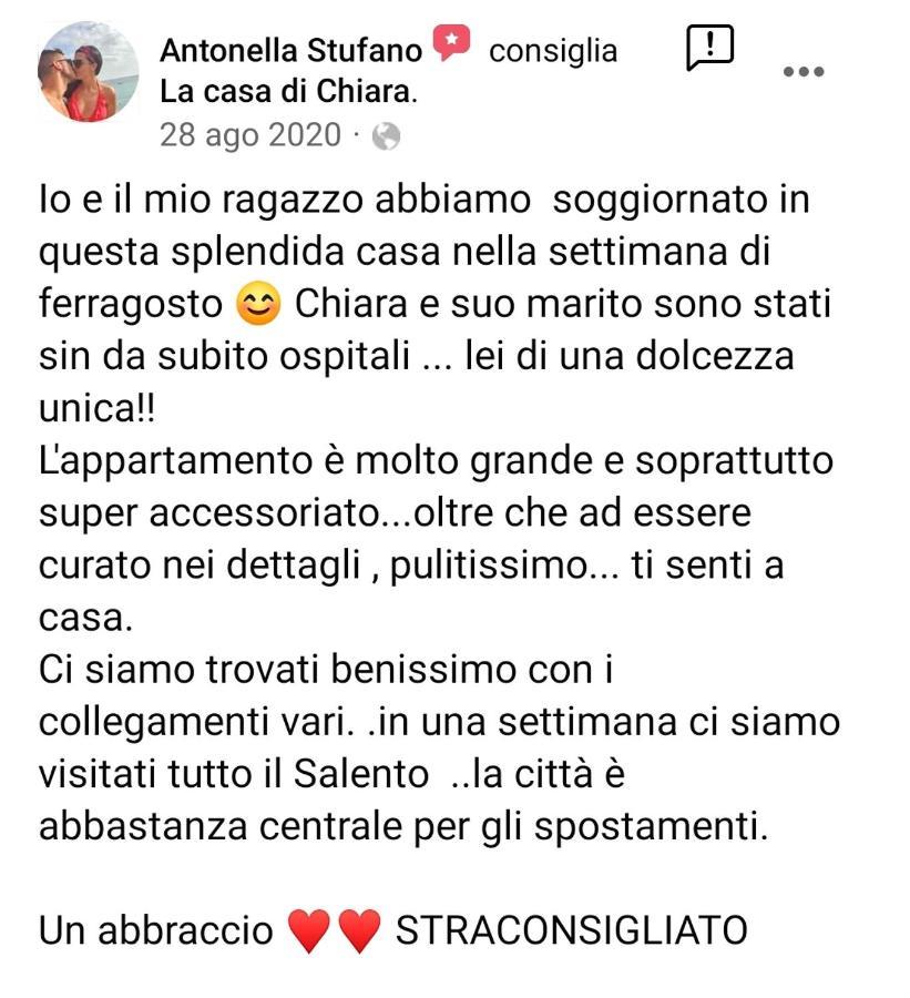 La Casa Di Chiara Daire Taviano  Dış mekan fotoğraf